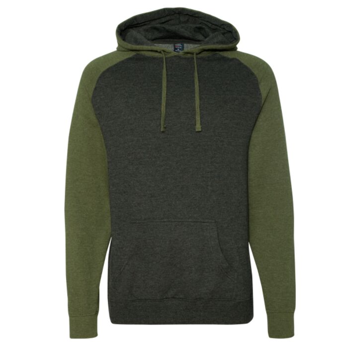 Unisex Raglan Hooded Sweatshirt Thumbnail