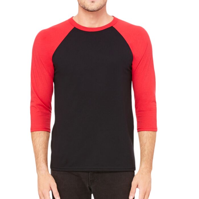 Unisex Three-Quarter Sleeve Baseball T-Shirt Thumbnail