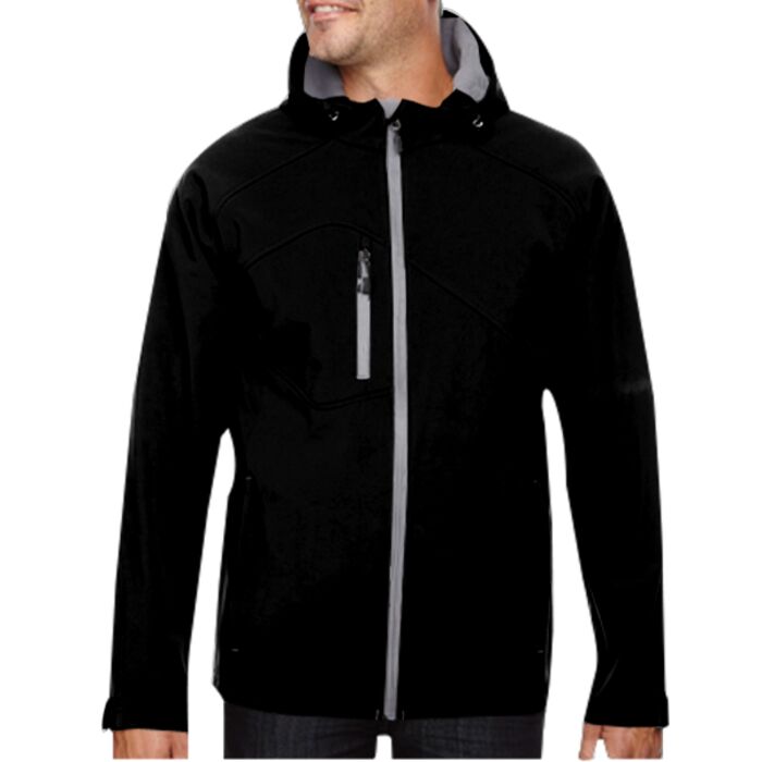Men's Prospect Two-Layer Fleece Bonded Soft Shell Hooded Jacket Thumbnail