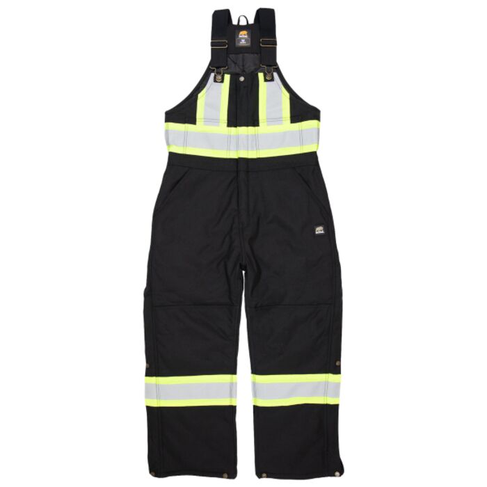 Men's Safety Striped Arctic Insulated Bib Overall Thumbnail