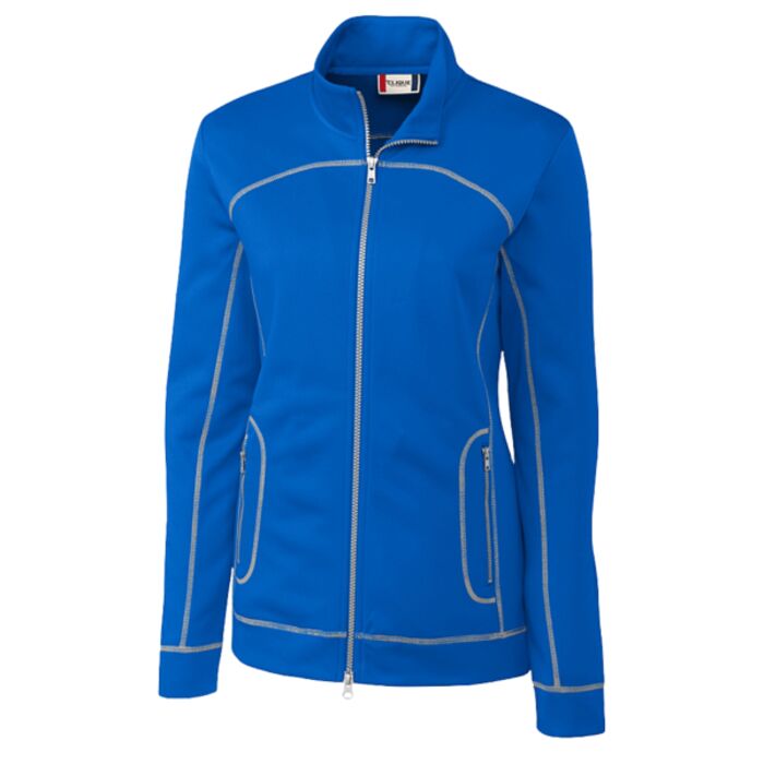 Clique Helsa Performance Womens Full Zip Knit Jacket Thumbnail