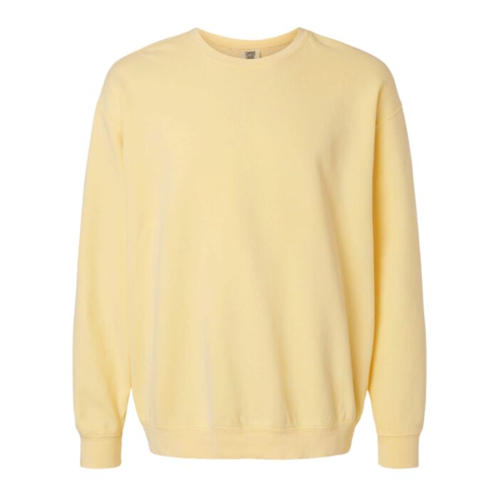Unisex Garment-Dyed Lightweight Fleece Crewneck Sweatshirt Thumbnail