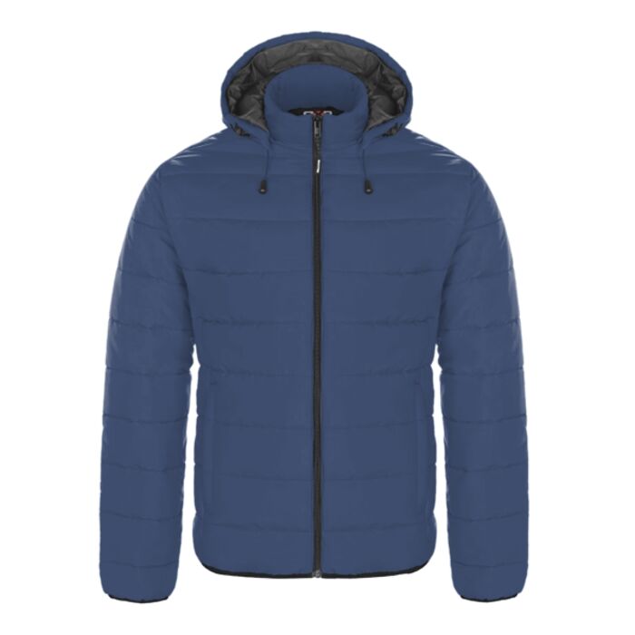 Men's Puffy Jacket With Detachable Hood Thumbnail