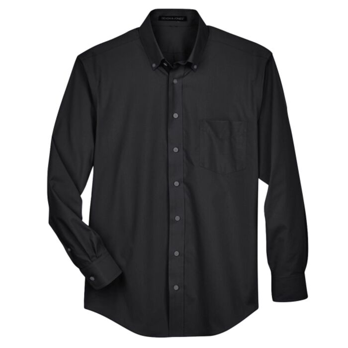 Men's Crown Collection® Broadcloth Woven Dress Shirt Thumbnail