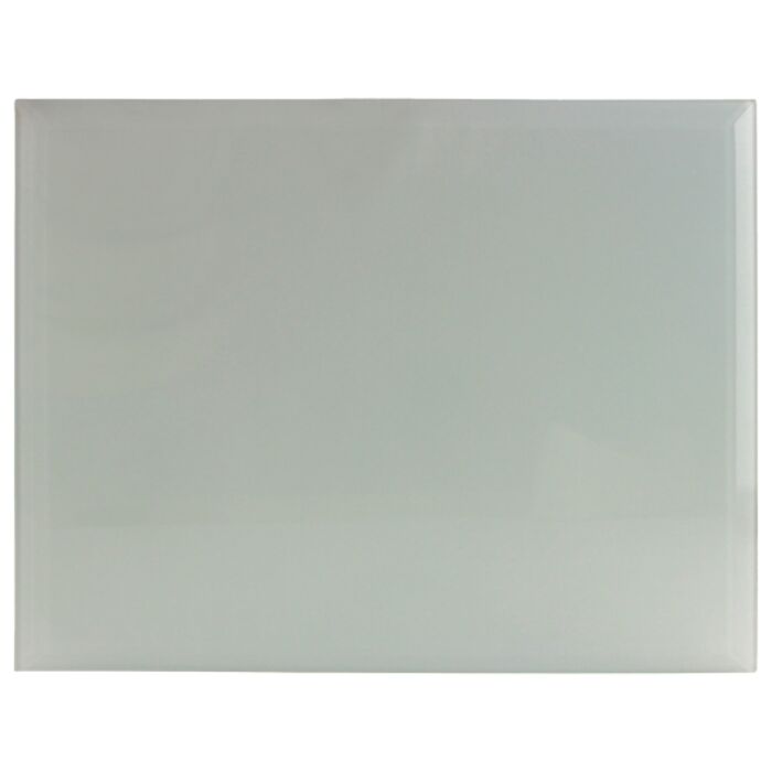 ColorLyte Photo Glass, 11"x 14"x .20 " Frosted White Flat with .5" Beveled, Rounded Edges Thumbnail