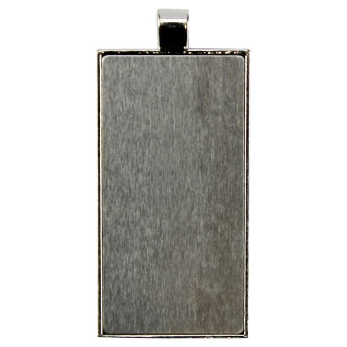 Large Rectangle Unisub Bezel Jewelry Pendant Thumbnail
